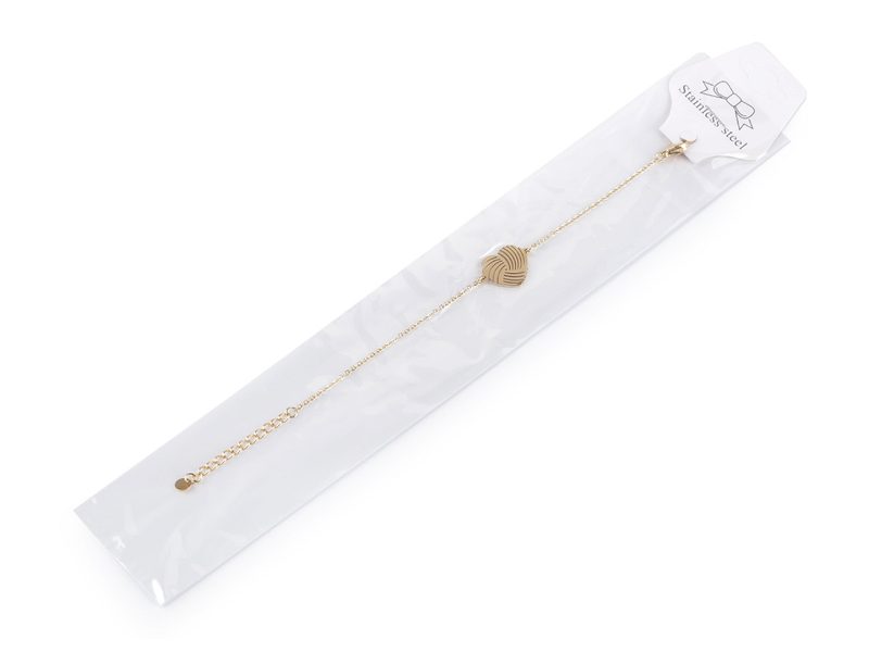 Náramek z nerezové oceli srdce