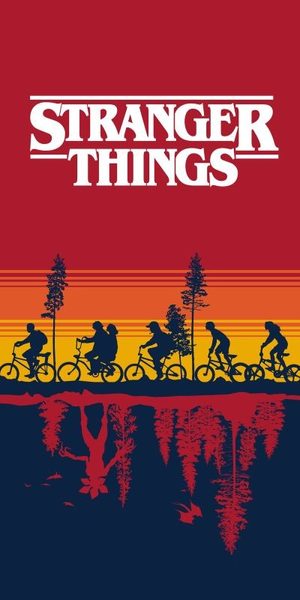 Osuška Stranger Things Bavlna - Froté, 70/140 cm