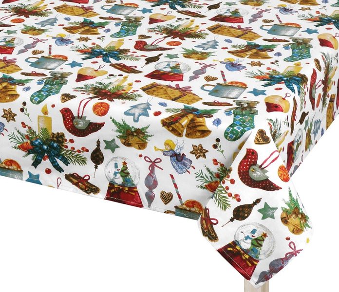 Ubrus VÁNOCE Červená,Zelená,Bílá 4300/CH26