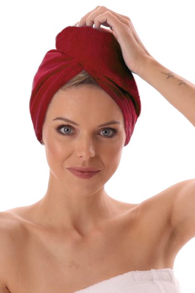 Turban na vlasy Tampa vínová