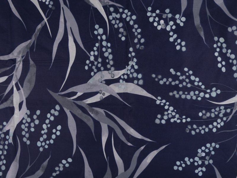 Bavlněná látka / plátno listy / rostliny šíře 220 cm