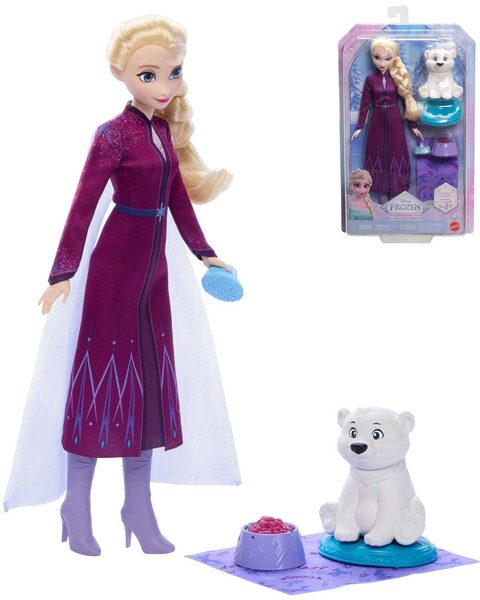 MATTEL Frozen Panenka Elsa s ledním medvědem a doplňky