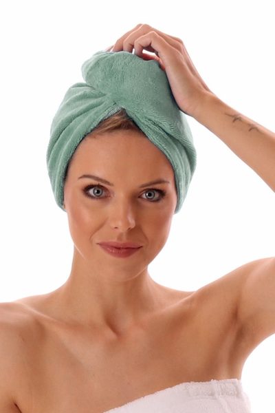 Turban na vlasy Tampa olivová