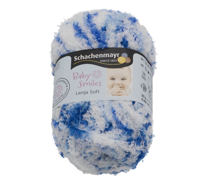 Příze LENJA SOFT Modrá 0082 25g / 85 m