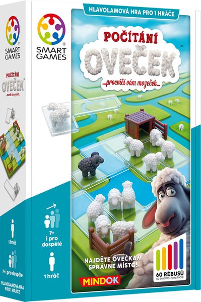 MINDOK HRA Smart Počítání oveček pro 1 hráče