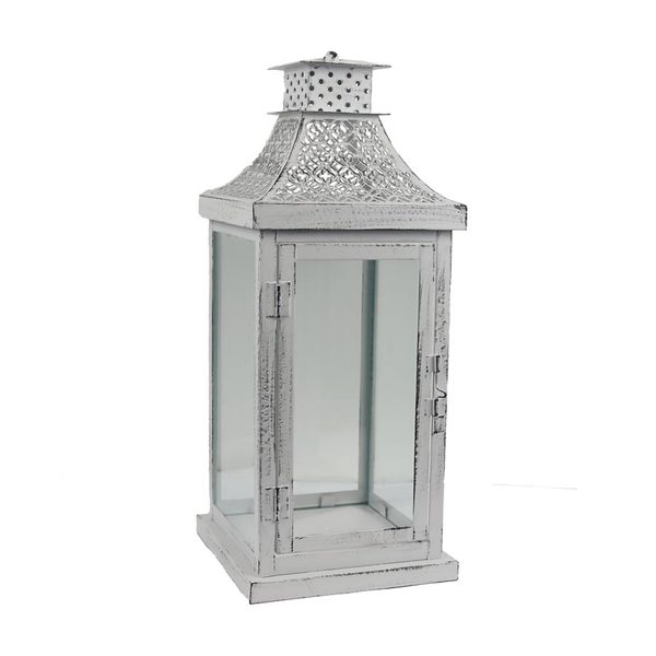 Lucerna kovová K3672/V -  40,5 cm