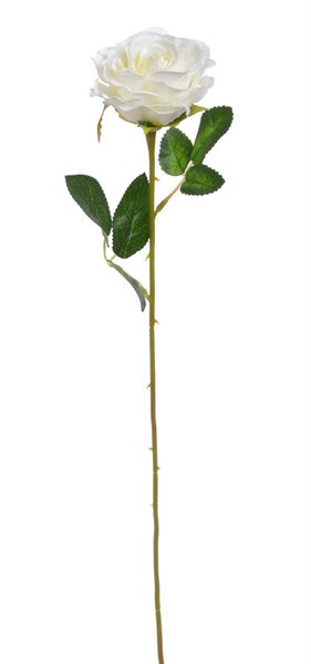 Růžička 52 cm - bílá