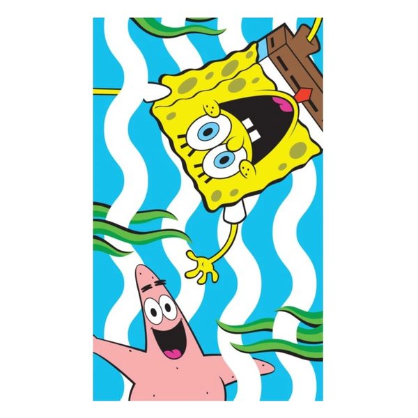 Dětský ručník Sponge Bob Zábava v moři 30x50 cm