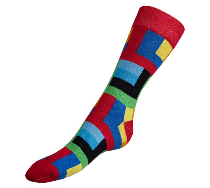 Ponožky Picasso - 39-42 vícebarevné