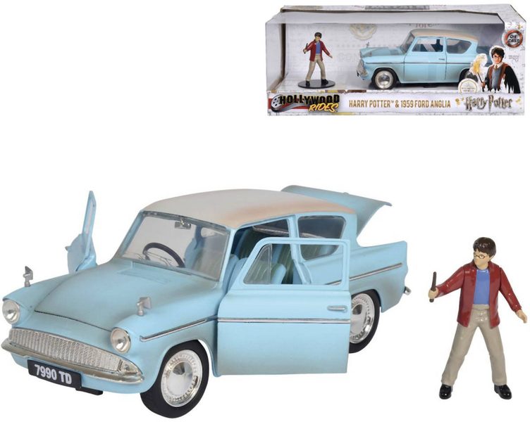 Jada Ford Anglia 1959 (volný chod) + figurka Harry Potter