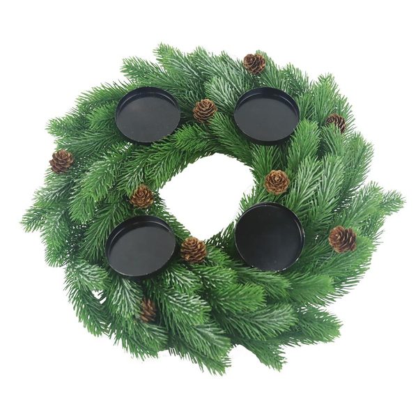 Adventní svícen P2375 - 40 × 40 × 8 cm