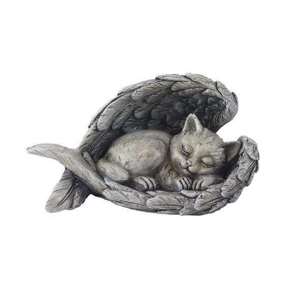 Dekorace na hrob pro kočku X7478 - 12.5 × 7 × 7.5 cm