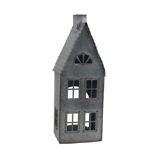 Dekorační svícen domek K4431/1 - 23 × 9 × 8 cm