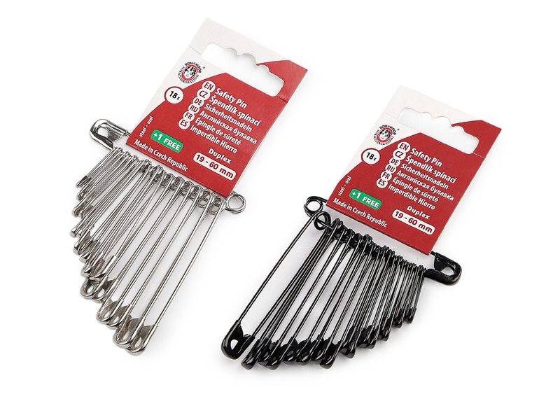 Spínací špendlíky mix velikostí