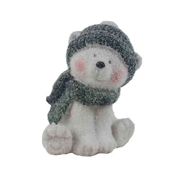 Dekorace medvídek X7509 - 11 × 11 × 14 cm