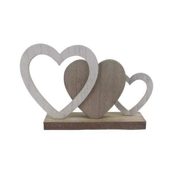 Dekorační srdce D4747 - 25.5 × 6 × 16 cm