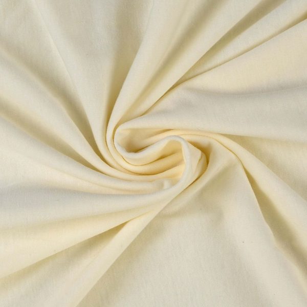 Jersey prostěradlo smetanové