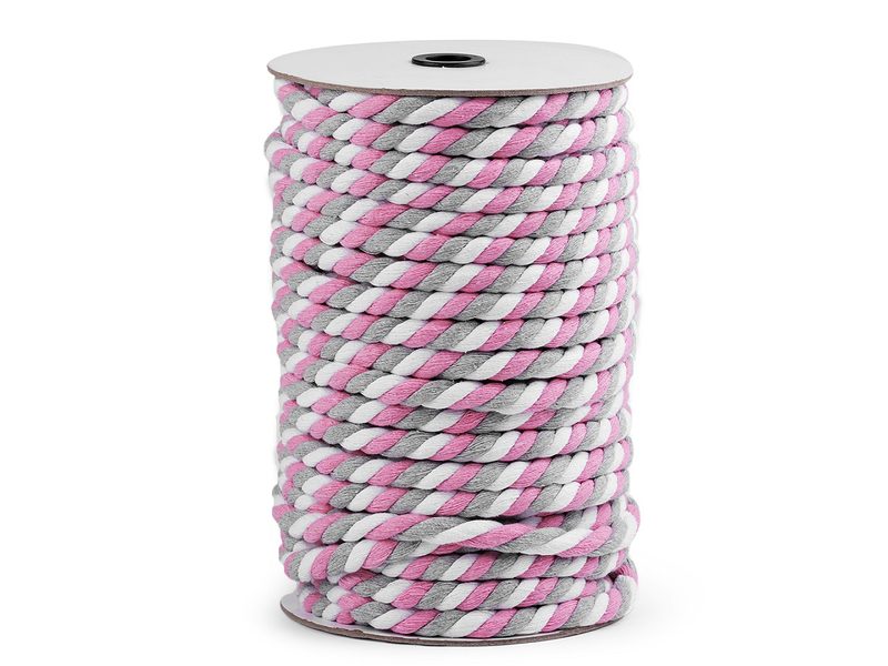 Bavlněná šňůra kroucená Ø12 mm METRÁŽ