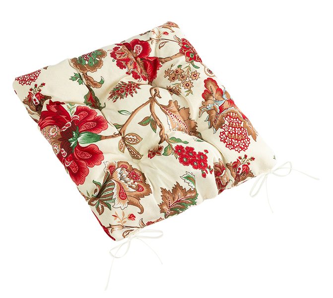 Sedák EMA prošívaný Červená 41/559 40x40 cm