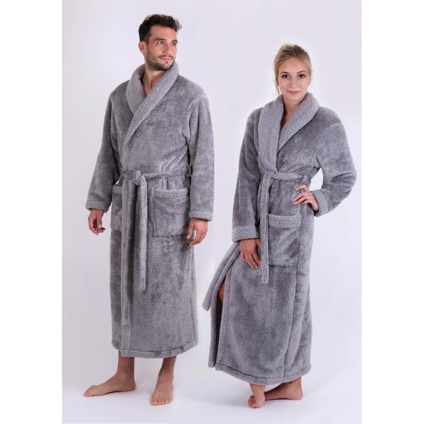 Župan ALTA hřejivý šedý unisex  21 43 9491