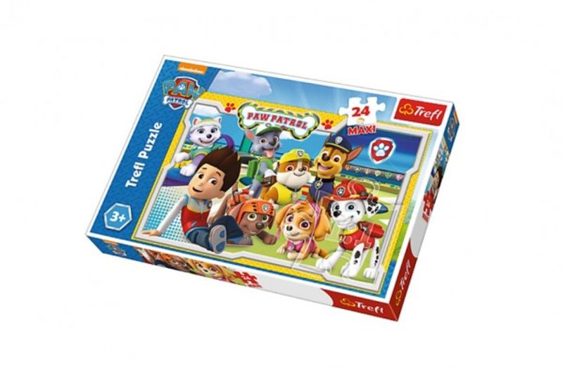 Puzzle Paw Patrol/Tlapková patrola MAXI 24ks 60x40cm v krabici