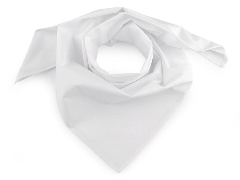 Bavlněný šátek jednobarevný 70x70 cm