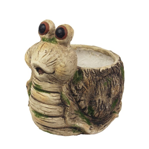 Dekorace na květiny hlemýžď X2357 - 28 x 21.5 x 25.5 cm