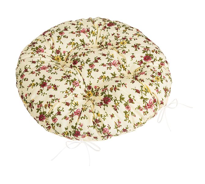 Sedák Adéla prošívaný kulatý Růžová 62/230 průměr 40 cm