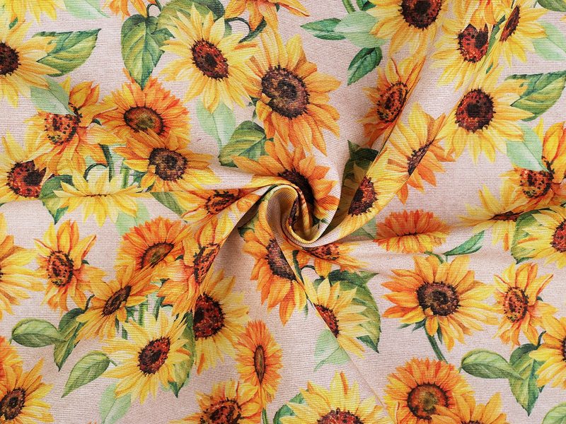 Dekorační látka Loneta slunečnice METRÁŽ