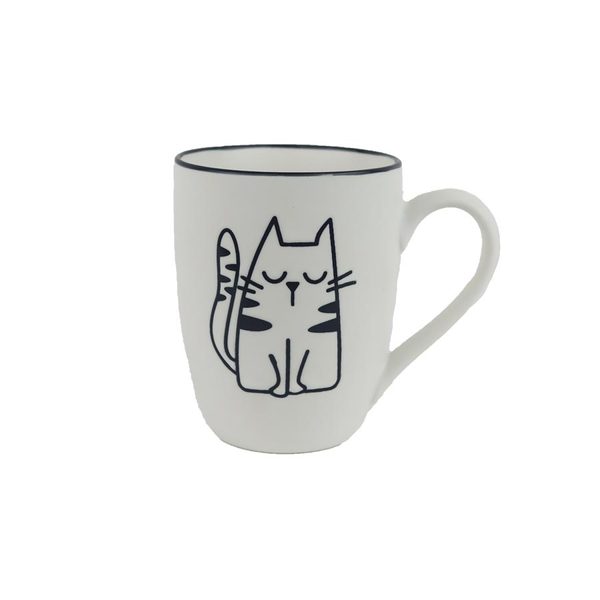 Porcelánový hrnek kočka X6971 - 350 ml