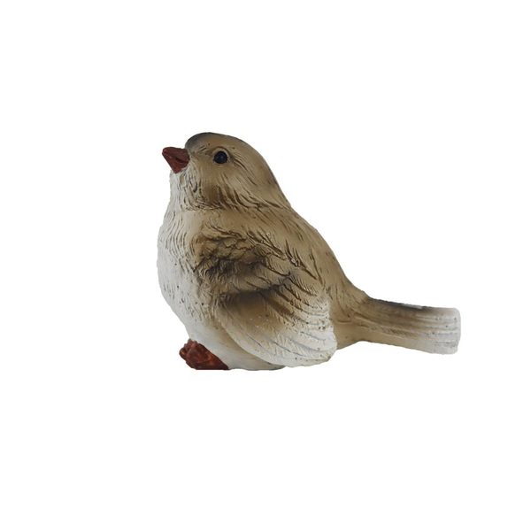 Dekorace ptáček X6076-l - 8 × 5 × 6,5 cm