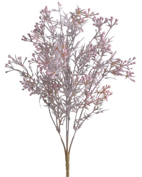 Umělá větvička Broom Bloom růžová