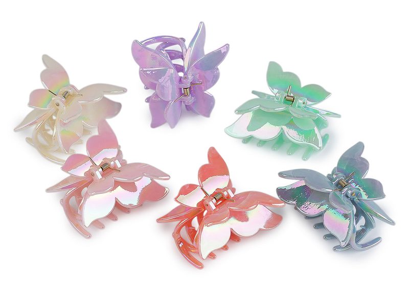 Skřipec do vlasů motýl