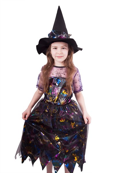 Karnevalový kostým čarodějnice/Halloween, vel. S