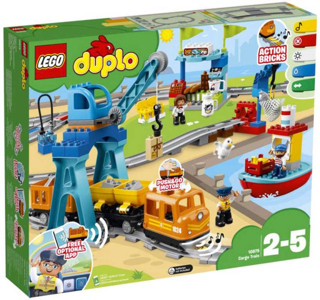 LEGO DUPLO Vlak nákladní na baterie Světlo Zvuk 10875