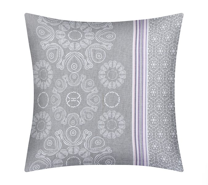 Povláček bavlněný Šedá,Bílá 90/133C 40x40 cm