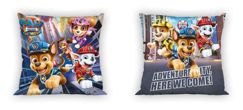 FARO Povlak na polštářek Paw Patrol Movie jump Bavlna, 40/40 cm | Tlapková  patrola - Paw Patrol | Mikaton.cz