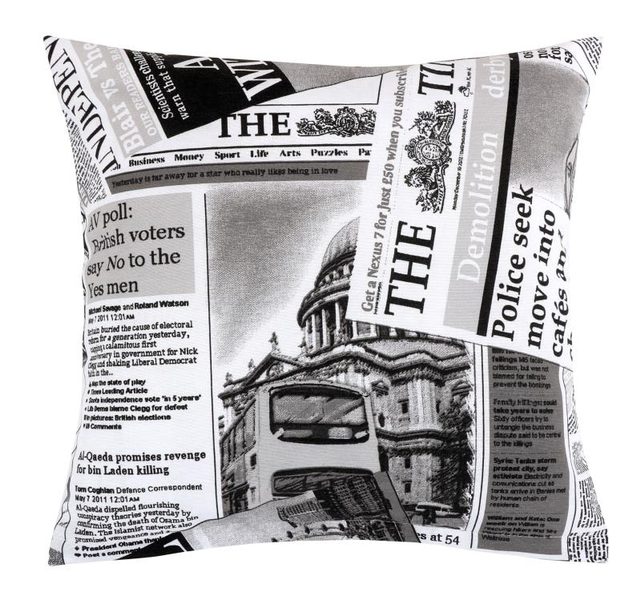 Povláček EMA Černá,Bílá 55/566 45x45 cm