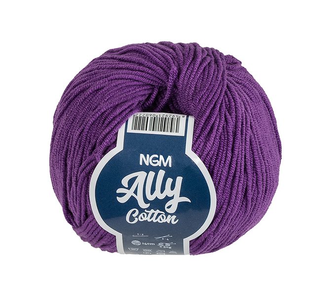 Příze ALLY cotton Fialová /021