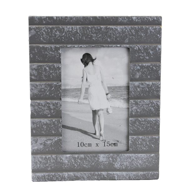 Fotorámeček šedý D1091 - 17 x1 x 21,5 cm