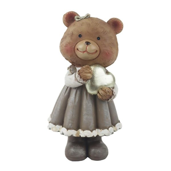 Dekorace medvídek X7879 - 6.5*5*15