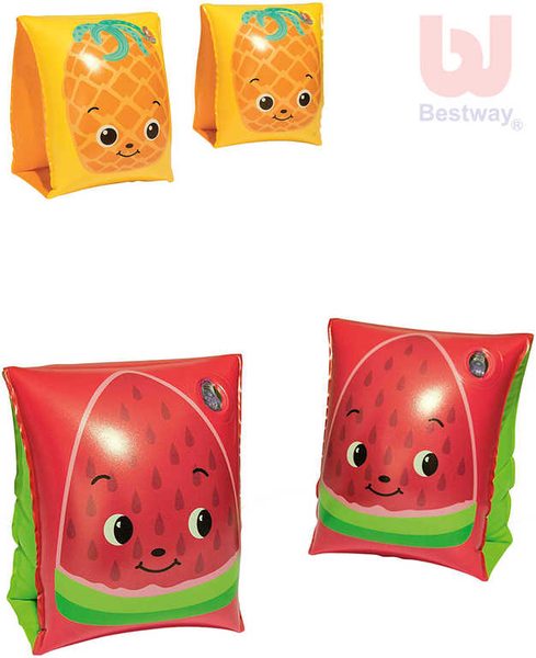 Rukávky nafukovací 23x15cm ovoce plavací křidélka do vody 32042