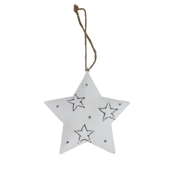 Hvězda k zavěšení K3504-01 - 10 × 1 x 10,5 cm