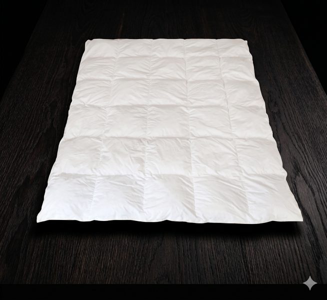 Péřová prošívaná přikrývka COMFORT - bílá 140x200 cm