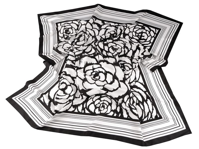 Saténový šátek 90x90 cm