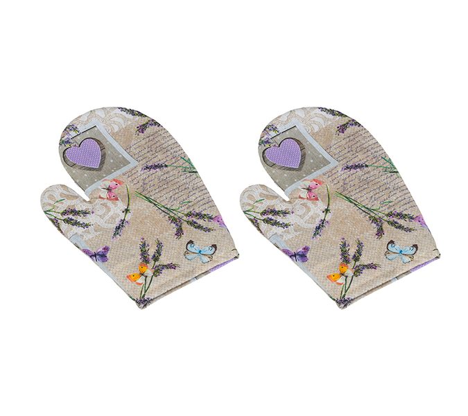 Kuchyňská chňapka - 2ks Fialová,Šedá CH/516 28x18 cm