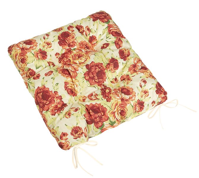 Sedák BERTA prošívaný Růžová,Zelená 41/606 40x40 cm