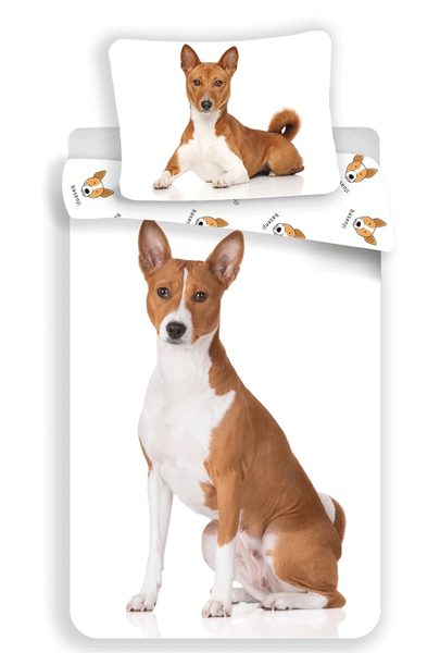 Povlečení fototisk Basenji 140x200, 70x90 cm