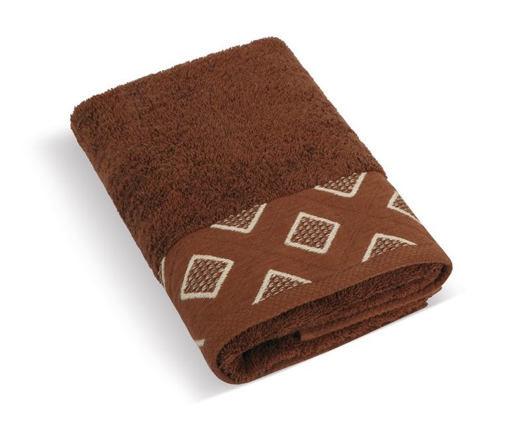 Froté ručník a osuška kolekce Diamant Hnědá D/018