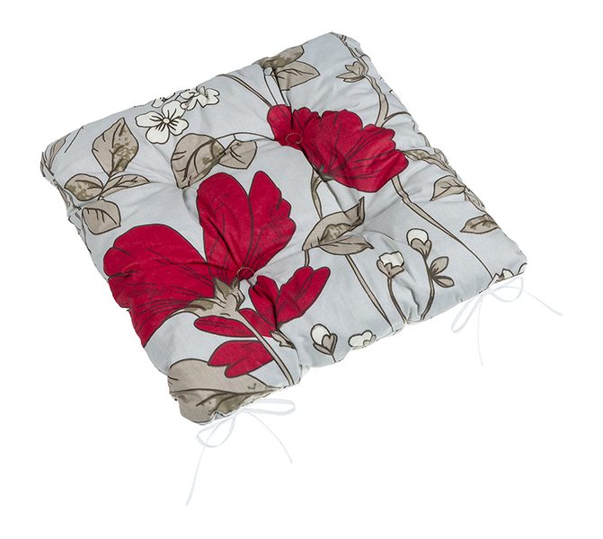 Sedák Adéla prošívaný Šarlatová,Šedá,Béžová 41/252